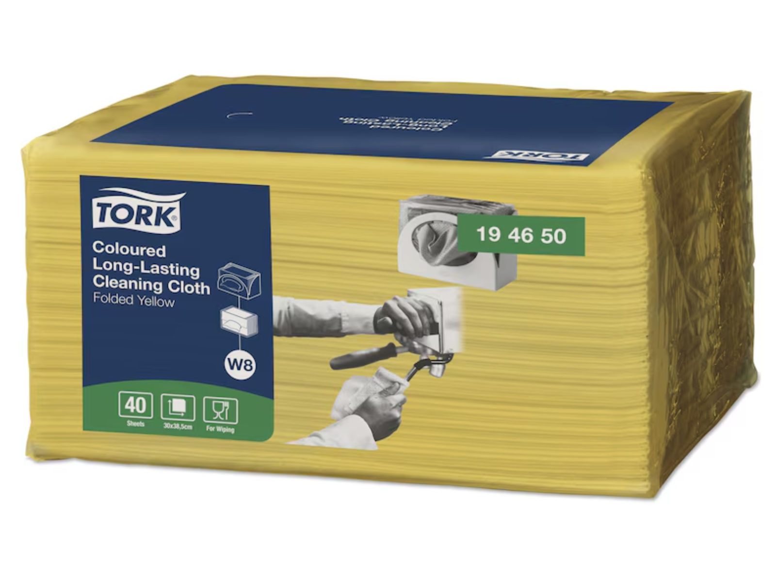Ściereczki wielorazowe TORK 194650 Yellow Kart 8x 40 ściereczek